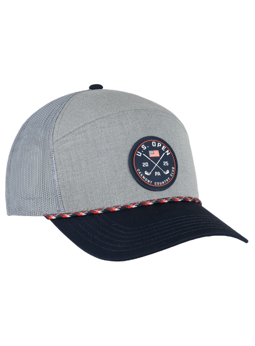 125TH U.S. Open Performance Tech Grey & Blue Rope Cap