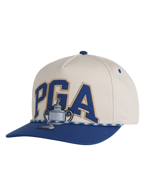 2026 PGA Championship Special Edition Cream and Tour Blue Rope Cap
