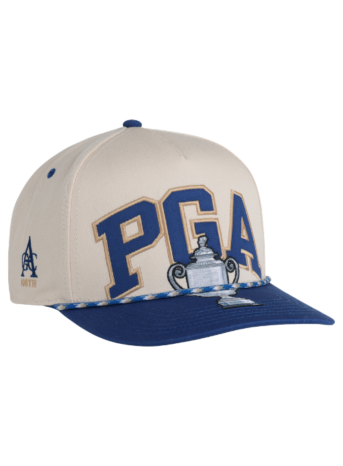 2026 PGA Championship Special Edition Cream and Tour Blue Rope Cap