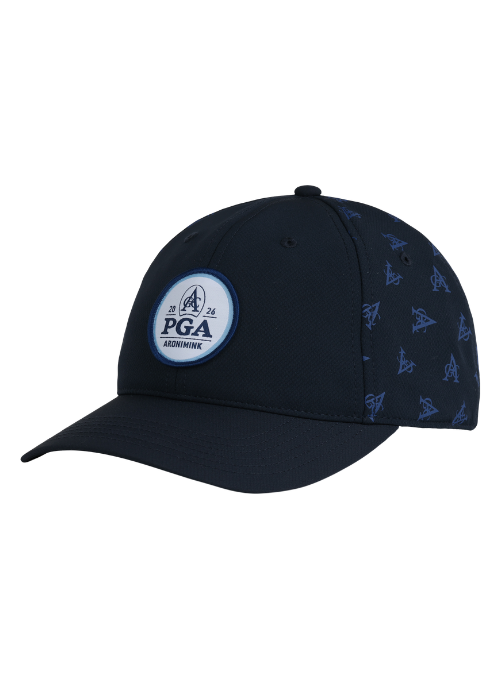 2026 PGA Championship Special Edition Navy Print AeroSphere Tech Cap