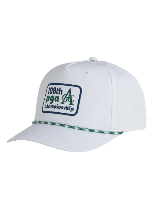 2026 PGA Championship Special Edition White AeroSpere Tech Rope Cap
