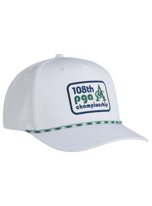 2026 PGA Championship Special Edition White AeroSpere Tech Rope Cap