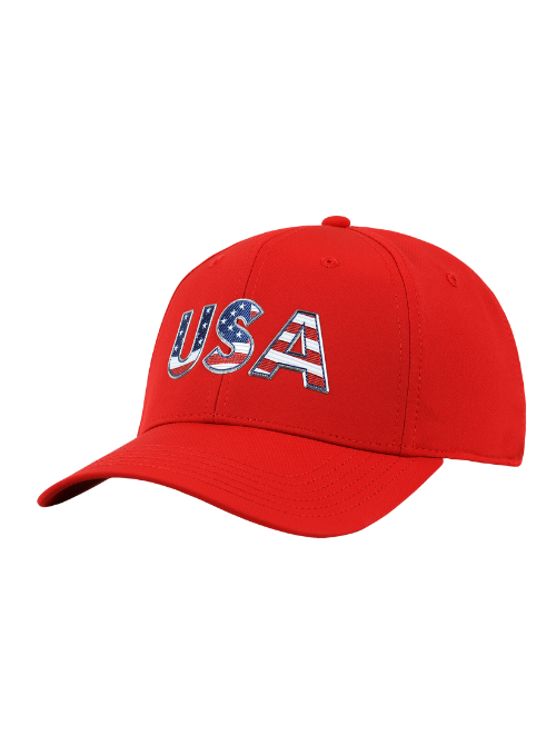 Americana Red AeroSphere Tech Fabric Cap