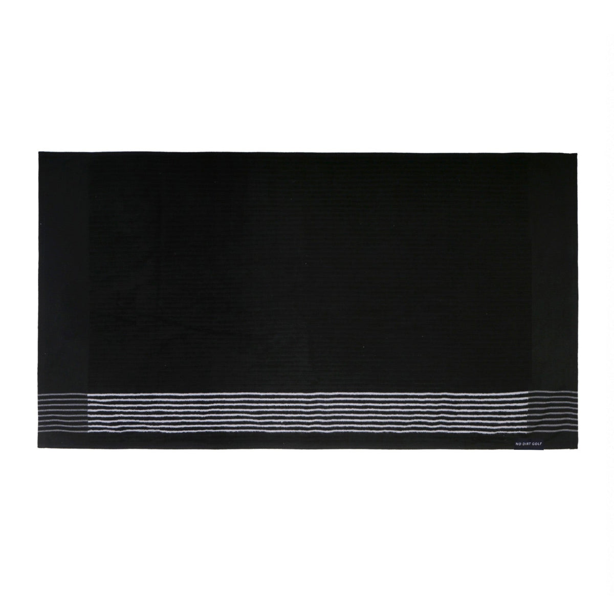 The Ultimate Caddy Towel - Black + White Stripe