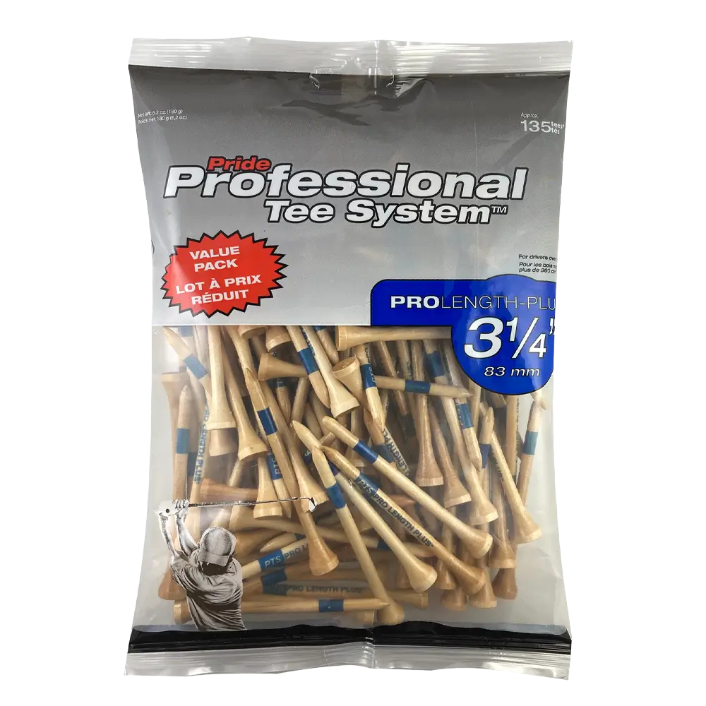 3 ¼" PTS® - Wood Tees - Natural