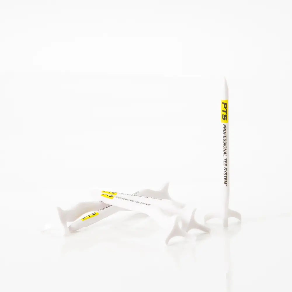 2 ¾" PTS® Offset Plastic Golf Tees - Yellow - 10CT