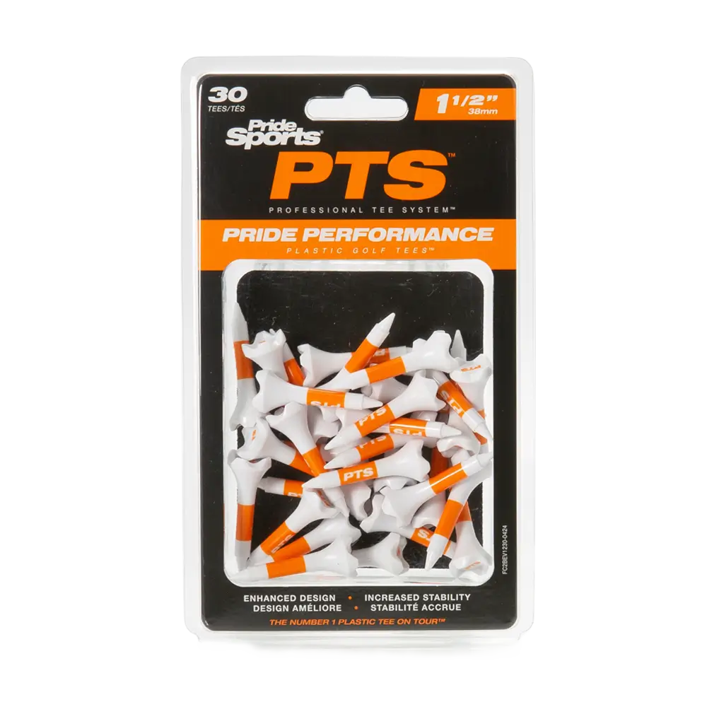 1 ½" PTS® Pride Performance® Plastic Tees - 30ct