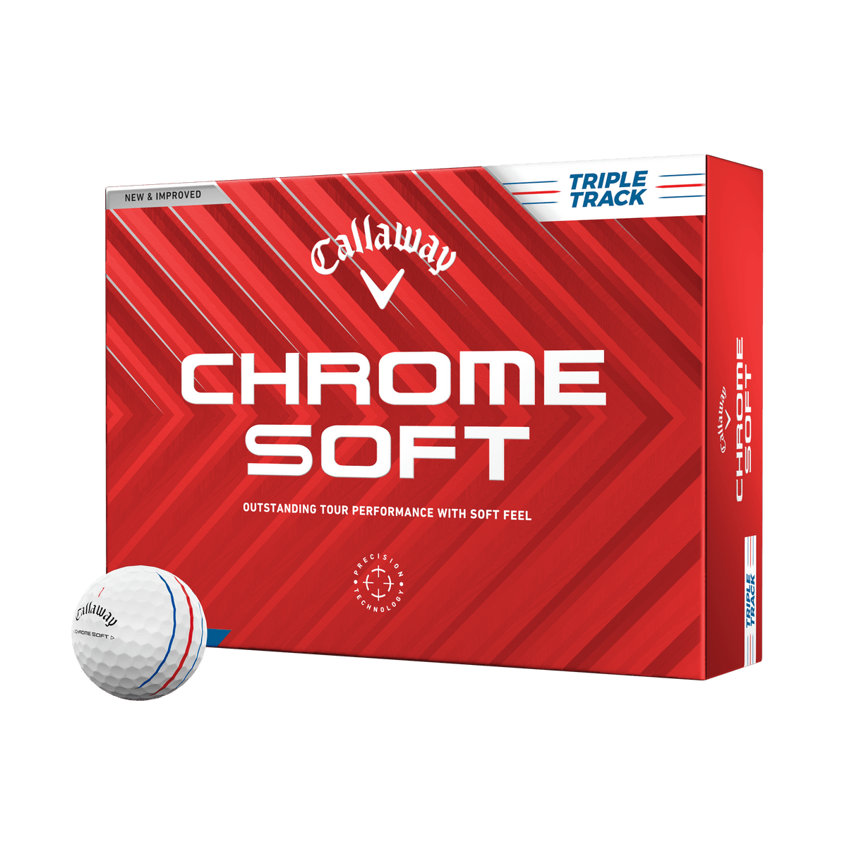 Callaway Chrome Soft Triple Track Custom Logo Golf Balls