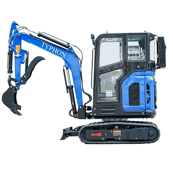 TYPHON TERROR X2 Mini Excavator 2.7 Ton EPA Diesel Kubota V1505 Engine
