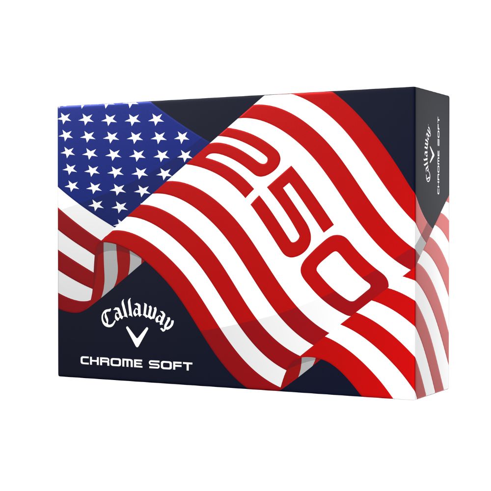 Callaway Chrome Soft USA 360 Stripe Limited Edition Golf Balls