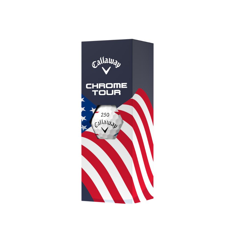Callaway Chrome Tour USA 360 Stripe Limited Edition Golf Balls