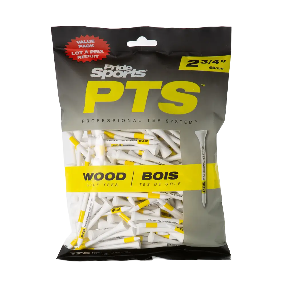 2 ¾" PTS® - Wood Tees - White