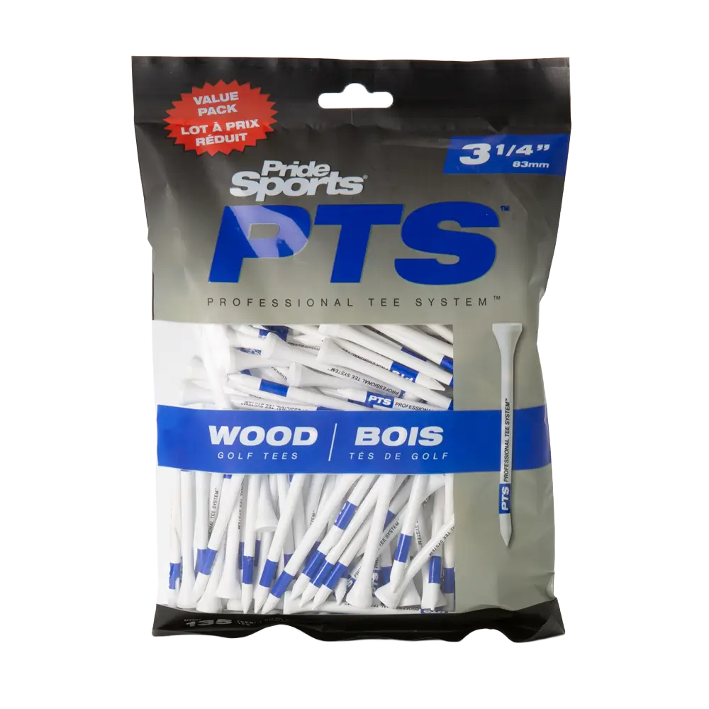 3 ¼" PTS® - Wood Tees - White