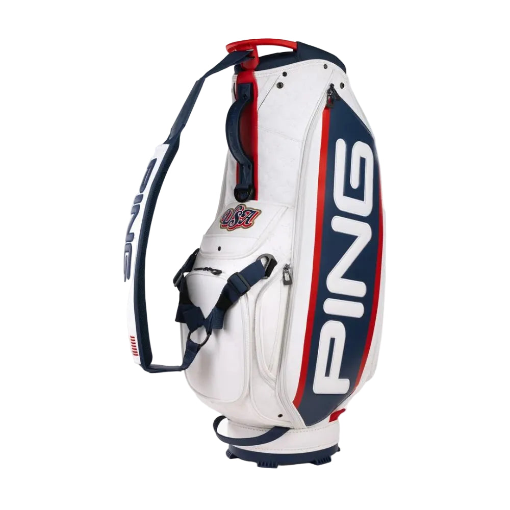 PING 2026 Red, White & Golf U.S. Open Tour Staff Bag