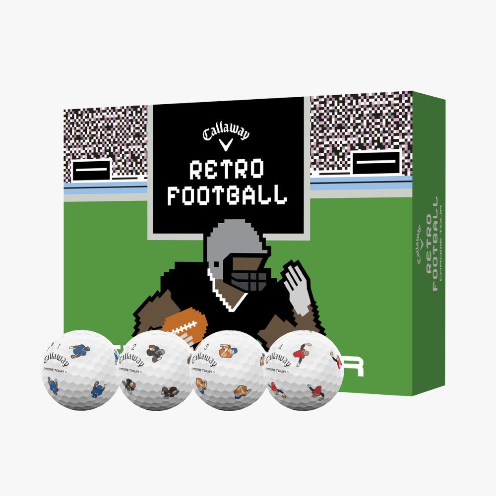 Callaway Retro Football Chrome Tour Golf Balls